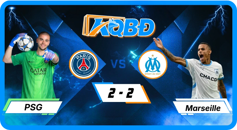 Kết quả bóng đá: PSG 2-2 Marseille (pen 4-1) – Chevalier hóa người hùng trên chấm luân lưu